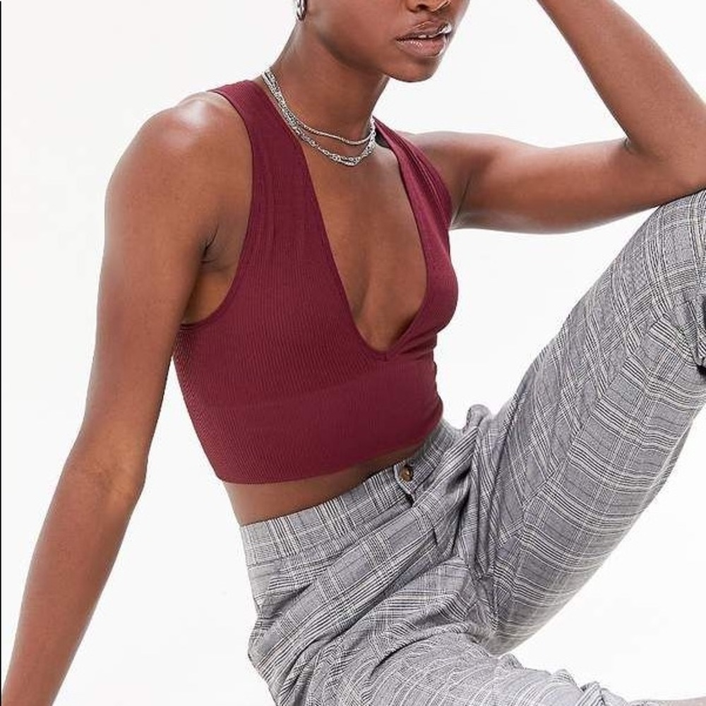 Out From Under Hailey Seamless Plunging Bra Top